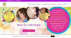 Desktop Screenshot of musicforlittlepeople.co.uk